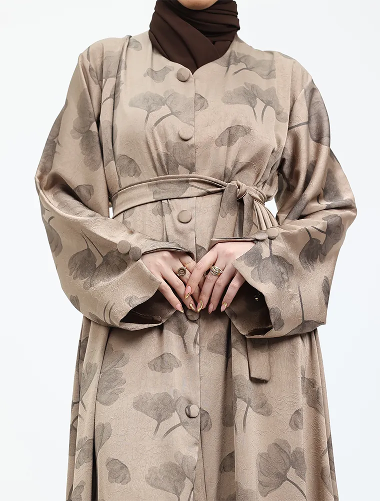 Mocha Rasha Abaya